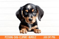Peeking Dog Collection Clipart Product Image 1
