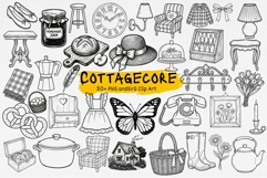 Vintage Cottagecore Clipart Product Image 1