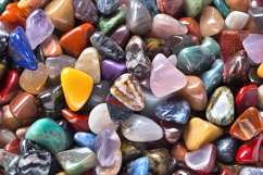 Vibrant Polished Gemstones Texture Background JPG Product Image 1