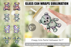 Glass Can Creepy Cute Pastel Halloween Product Image 1