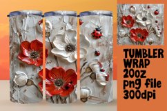 Spring Blossom Sublimation Tumbler Wrap 20oz Product Image 1