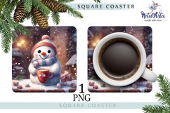 SUBLIMATED STAND WITH A CUTE SNOWMAN Product Image 1