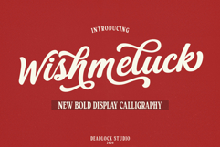 Wishmeluck Bold Calligraphy Font Product Image 1