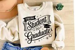 From Student to Graduate svg | Graduation Svg | Shirt Svg Product Image 2