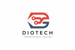 D Letter Technology Logo Product Image 1