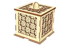 Arabic box SVG laser cut files, Glowforge pattern Product Image 10