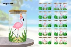 Can Glass Wrap SVG Bundle | Summer | Flamingo Product Image 1