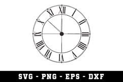 Clock SVG | SVG Cut files | Cricut Product Image 1