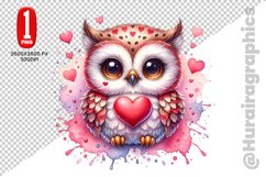 Cute Owl Clipart - PNG File Product Image 1