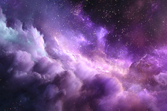 Purple Galaxy Nebula Background Cosmic Space Art Product Image 1