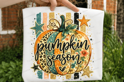 Pumpkin Season SVG PNG Floral Leopard Pumpkin Autumn Fall Product Image 2