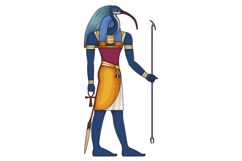 Thoth.Egyptian ancient symbol. Culture.Design element. Product Image 1