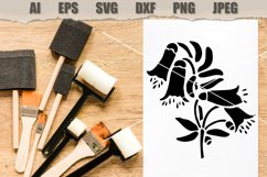 Stencil Flower SVG Product Image 2