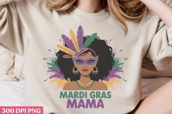 Mardi Gras Mama PNG, Mardi Gras Sublimation PNG Product Image 2