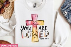 You are loved PNG, God Is Love Clipart PNG Product Image 2