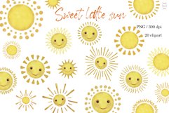 Cute suns clipart Product Image 1