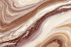 A marble surface with swirling brown and white patterns Product Image 1