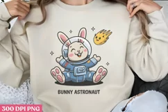 Bunny astronaut PNG, Astronaut Sublimation PNG Product Image 2