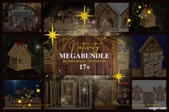 Christmas Decor Laser Cut Megabundle | Glowforge | SVG Product Image 1