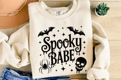 Spooky Babe Svg | Halloween Svg | Shirt Svg Product Image 2