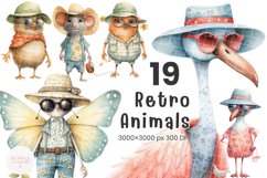 Retro Animals Product Image 1