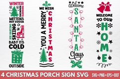 Christmas Porch Sign SVG Product Image 1