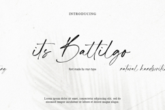 Its Battilgo - Handwritten Script Product Image 1