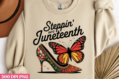STEPPIN JUNETEENTH PNG, Black History Month sublimation Product Image 2