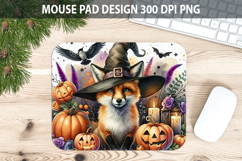 Watercolor Fox Mouse pad Sublimation - Animal PNG Design Product Image 1