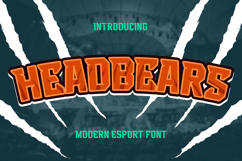 Headbears - Modern Esport Font Product Image 1
