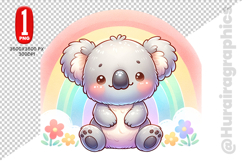 Cute Koala Clipart - PNG File Product Image 2