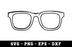 Eye Glasses SVG | SVG Cut files | Cricut Product Image 1