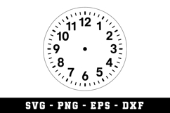 Clock SVG | SVG Cut files | Cricut Product Image 1