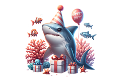 Cute Dolphin Clipart - PNG File Product Image 2