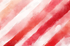 Watercolor Red and White Diagonal Stripes Texture Background Product Image 1