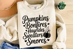 Pumpkin Bonfires Svg | Halloween Svg | Shirt Svg Product Image 2