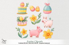 Easter cliparts Product Image 1