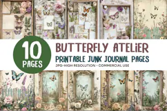 Butterfly Atelier Junk Journal Pages Product Image 1