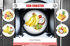 Car Coaster Fruit Fiesta Product Image 1