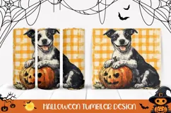 Halloween Dog Tumbler, Cartoon Dog Sublimation Product Image 1
