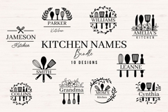 Kitchen Monogram SVG Bundle 10 Designs Product Image 1