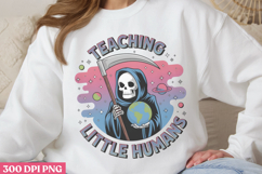 Teaching Little Humans PNG, Cute Grim Sublimation PNG Product Image 2