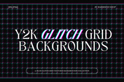 Retro Y2K Glitch Grid Textures Product Image 1