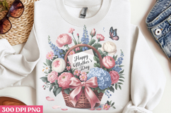 Happy Mothers Day Floral PNG Product Image 2