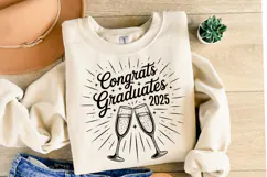 Congrats Graduates 2025 svg | Graduation Svg | Shirt Svg Product Image 2