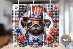 4th Of July Dog Tumbler Bundle - 24 Designs Product Image 2