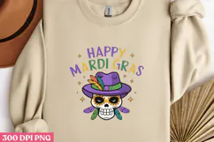 HAPPY MARDI GRAS PNG, Mardi Gras Sublimation PNG Product Image 2