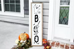 Farmhouse Halloween SVG 3 designs /Halloween Porch Signs SVG Product Image 2