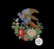 Vintage Cross Stitch Scheme The flight of a bird Product Image 2