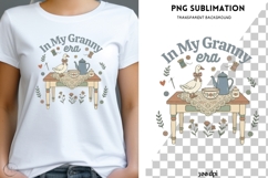 In My Granny Era PNG | Funny Grandma Sewing Design Product Image 1